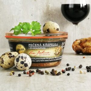Via Delicia Pečená křepelka s divokým kořením 210g