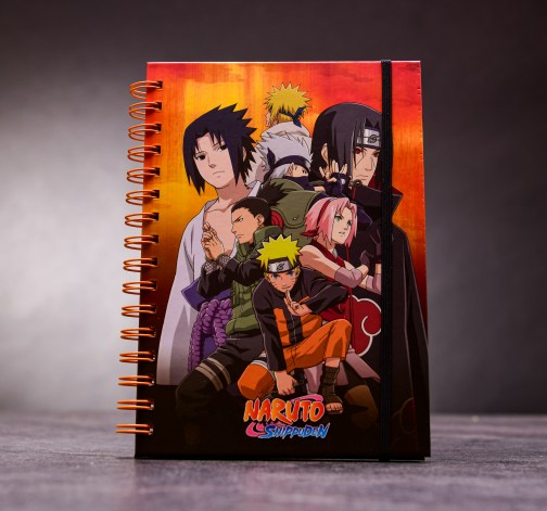 Zápisník s hrdiny série Naruto