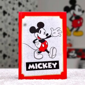 Zápisník s pevnými deskami s Mickey Mousem
