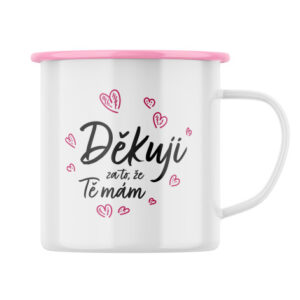 Plecháček s potiskem Děkuju za to