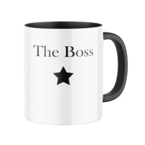 Keramický hrnek s potiskem The Boss