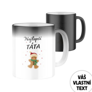 Magický keramický hrnek s potiskem Pan Perníček - nejlepší.. s vlastním textem