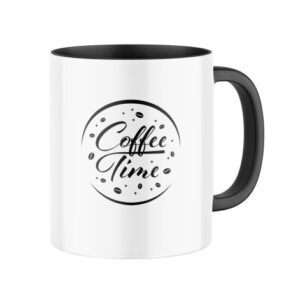 Manboxeo Keramický hrnek s potiskem Coffee time 325 ml