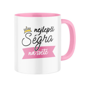 Manboxeo Keramický hrnek s potiskem Nejlepší ségra na světě