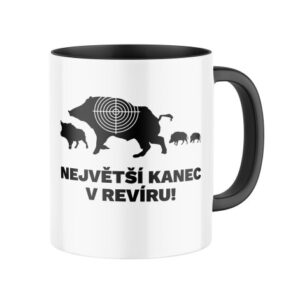 Manboxeo Keramický hrnek s potiskem Největší kanec v revíru 325 ml
