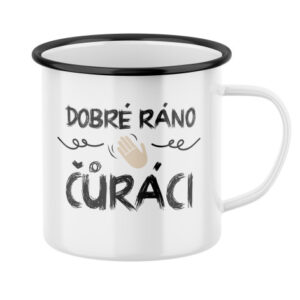 Plecháček s potiskem Dobré ráno