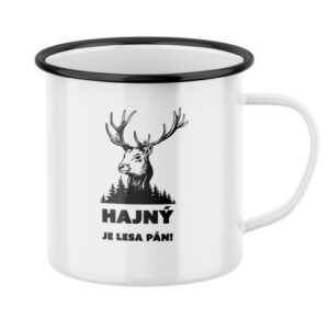 Plecháček s potiskem Hajný je lesa pán!