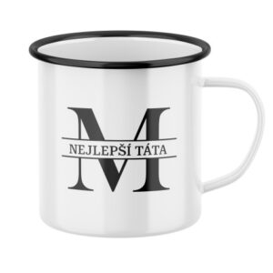 Plecháček s potiskem Nejlepší táta - s iniciálou