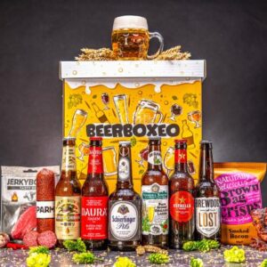 Beerboxeo dárkové balení - Plné prémiových ležáků a masa