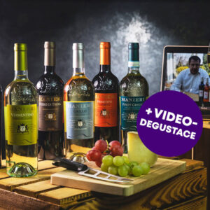 Dárkový balíček šesti druhů italských vín + videodegustace se someliérem