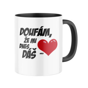 Keramický hrnek s potiskem Doufám