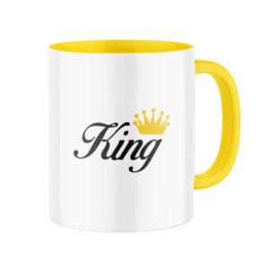 Keramický hrnek s potiskem King