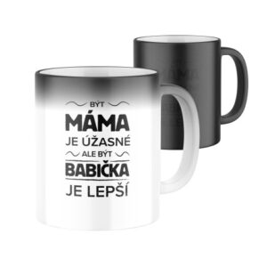 Magický keramický hrnek s potiskem Být máma je úžasné