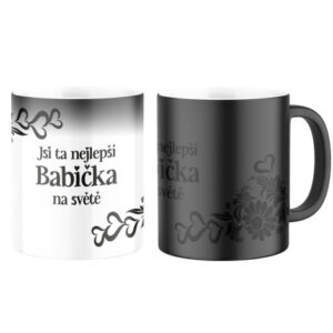 Magický keramický hrnek s potiskem Si ta nejlepší babička na světě - celopotisk