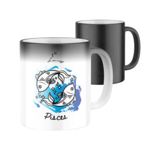 Magický keramický hrnek s potiskem znamení Ryby