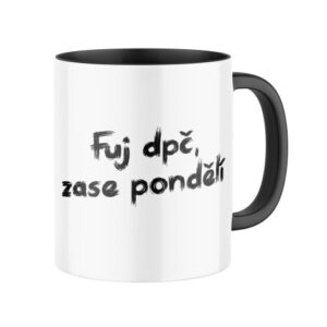 Manboxeo Keramický hrnek s potiskem Fuj dpč