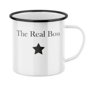 Plecháček s potiskem The Real Boss