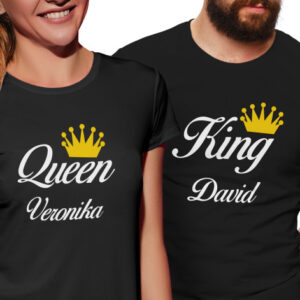 Trička pro páry “King