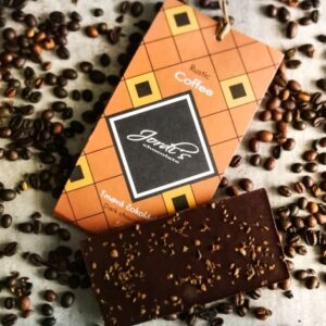 Jordi´s tmavá čokoláda 70% Rustic Coffee 50g