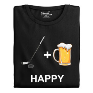 Pánské tričko s potiskem "Hokej+pivo"