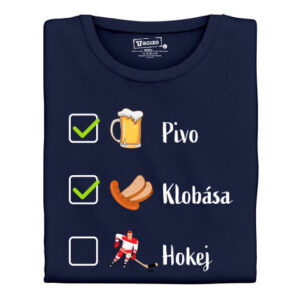 Pánské tričko s potiskem "To do list"