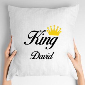 Polštář s motivem King se jménem