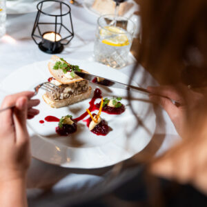 4-chodové menu v restauraci Chateau Ctěnice