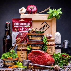 Dárková Bedna pro muže s páčidlem pro masožravce box (Dárkový koš)