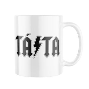 Keramický hrnek s potiskem Táta ACDC