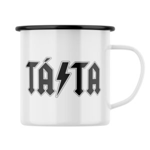 Plecháček s potiskem Táta ACDC