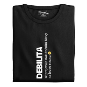 Pánské tričko s potiskem “Debilita”
