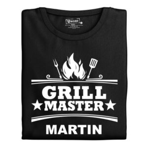 Pánské tričko s potiskem Grill master se jménem
