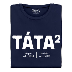 Pánské tričko s potiskem Táta na 2