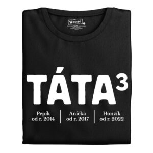 Pánské tričko s potiskem Táta na 3
