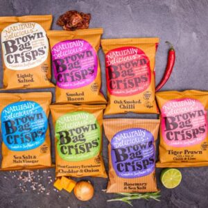Výhodný set brambůrků Brown Bag Crisps v 7 příchutích