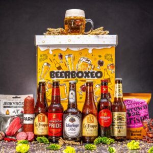 Beerboxeo dárkové balení - Plné pivních speciálů + Maso