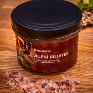 Jelení rilletes konfitovaný s pivem IPA 170g