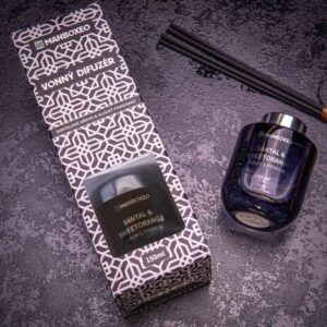 Luxusní Aroma difuzér s prémiovou vůní - SANTAL & SWEETORANGE 150 ml