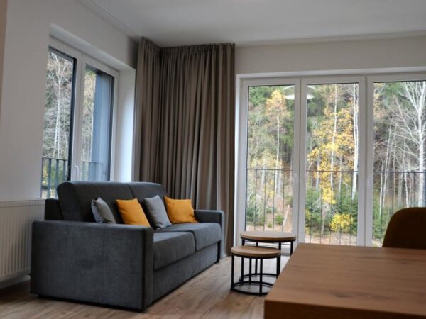 Moderní krkonošské apartmány uprostřed lesů