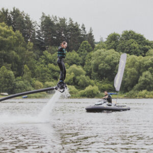 Flyboardová rozlučka se svobodou