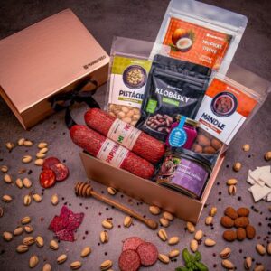 Giftboxeo dárkový box (rose gold) - Pro gurmánku XXL