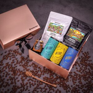 Giftboxeo dárkový box (rose gold) - Pro kafařku