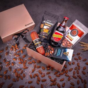 Giftboxeo dárkový box (rose gold) - Pro pivařku