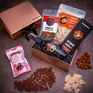 Giftboxeo dárkový box (rose gold) - S Baileys