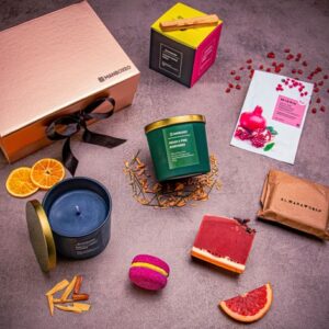 Giftboxeo dárkový box (rose gold) - Wellness