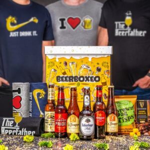Beerboxeo dárkové balení - Plné pivních speciálů + Pivní tričko