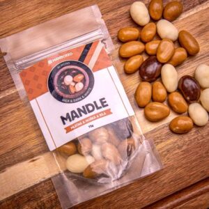 Čokoládové Mandle Mléčná & Hořká & Bílá 75g