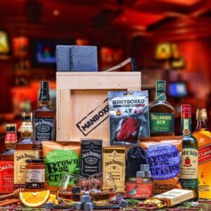Dárková Bedna pro muže s páčidlem pro whiskaře XXL box (Dárkový koš)