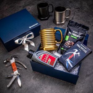 Giftboxeo dárkový box (royal blue) - Pro kutila