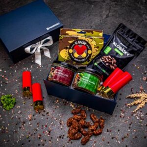Giftboxeo dárkový box (royal blue) - Pro myslivce
